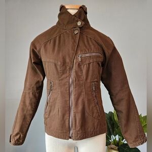NAU 100% Organic Cotton Motorcycle Jean Jacket!